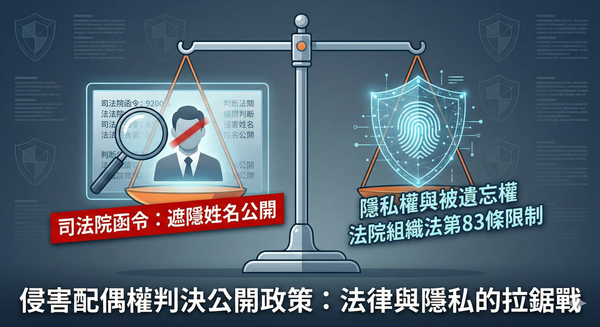 [站長隨筆]關於司法院就侵害配偶權裁判書公開政策的想法